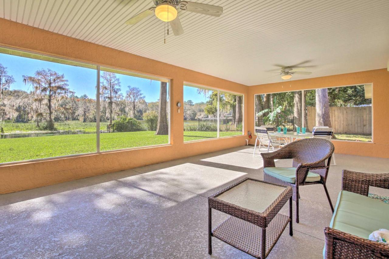 Rainbow River Oasis With Kayaks And Furnished Sunroom! Dunnellon Exterior foto